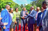 President William Ruto hosted a Kenya Kwanza Parliamentary Group meeting at State House, Nairobi on November 7, 2023