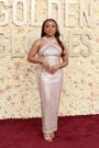 Quinta Brunson attends the 81st Annual Golden Globe Awards at The Beverly Hilton on January 07, 2024 in Beverly Hills, California. (Photo by Amy Sussman/Getty Images)