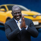 A collage image of President William Ruto & a Toyota CHR Hybrid