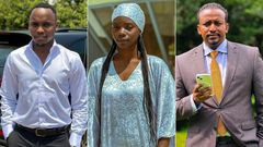 A collage showing images of Khalif Kairo, Sue Owino & Jimal Roho Safi