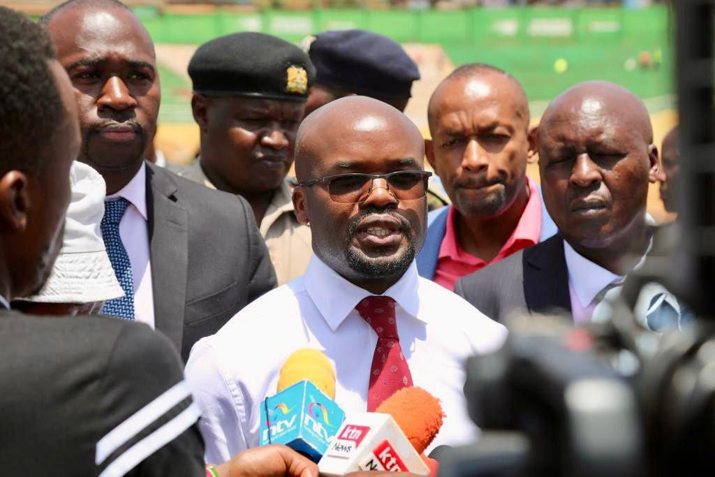 Interior PS Raymond Omollo The renovation of Moi Stadium in Embu County for the upcoming Madaraka Day celebrations