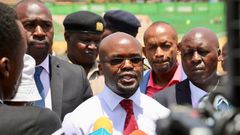 Interior PS Raymond Omollo The renovation of Moi Stadium in Embu County for the upcoming Madaraka Day celebrations