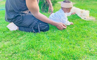 Arrow Bwoy and his son Kai