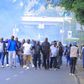 Nairobi Senator Edwin Sifuna (In blue T-Shirt) and other demonstrators in Nairobi.
