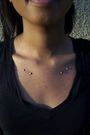 Piercing on the chest