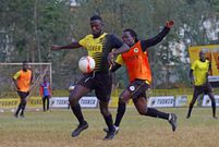 Senaji during training with his former club (Image: Tusker FC)