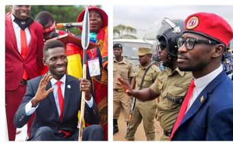 Bobi Wine campaigned in Mbarara in 2020 amid tight security