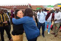 Former Kirinyaga Woman Representative Wangui Ngirici and Governor Ann Waiguru reconcile