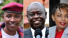 Deputy President Rigathi Gachagua makes fun of Samidoh over Karen Nyamu drama