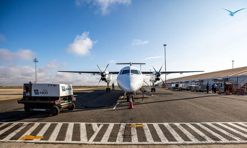 The spectacular Bombardier Dash 8 -Q400 [Photo: 748 Air Services Ltd]