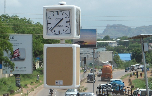 A city clock
