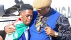 Kaluma Boy when he was visited by Kenyan TikTokers