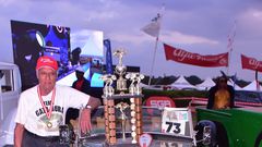 Sati Gata-Aura's winning 1947 MG/TC at the Concours d'Elegance, September 28, 2025