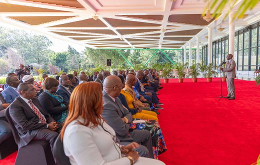 President William Ruto meeting MPs from the Mt Kenya counties at State House