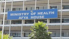 Afya House which hosts the Ministry of Health in Nairobi