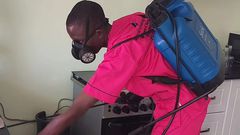 Professional fumigation in a home in Nairobi [Image Credit: Solicity Shine Cleaning Limited]