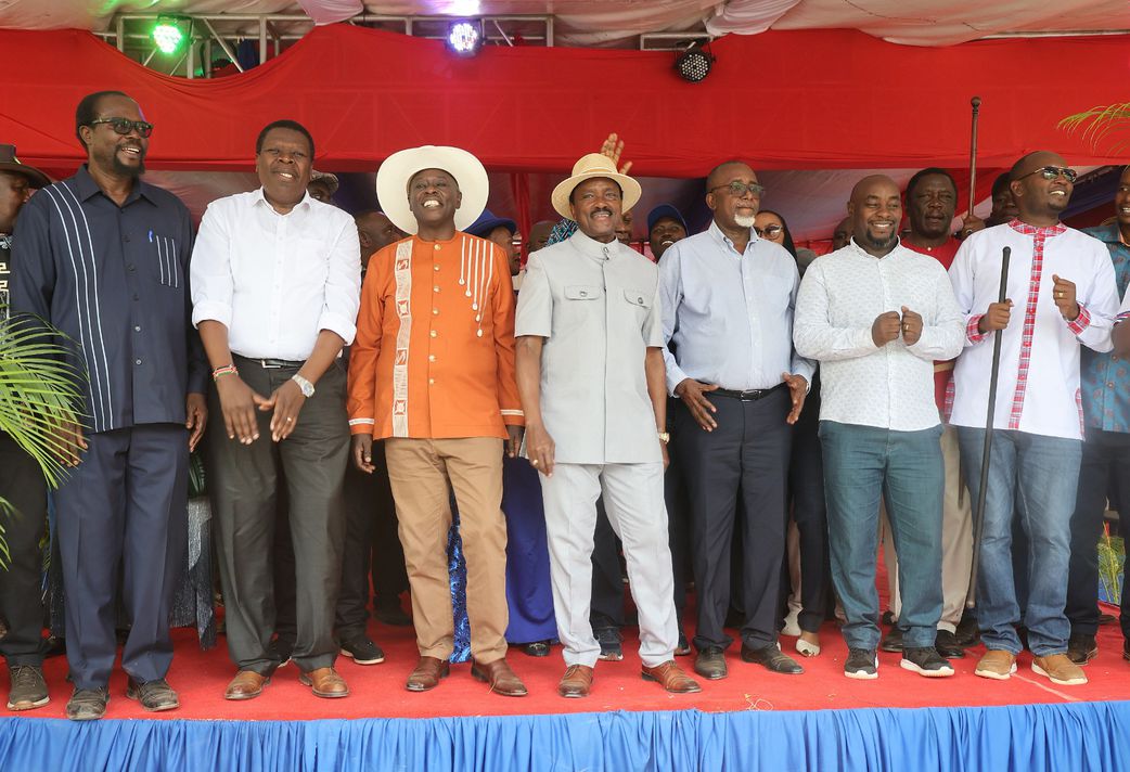 Kalonzo’s sons & daughters-in-law step into the limelight during meeting in Kitui
