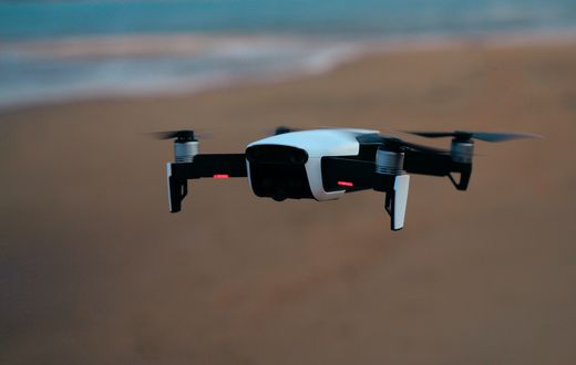 A drone in flight