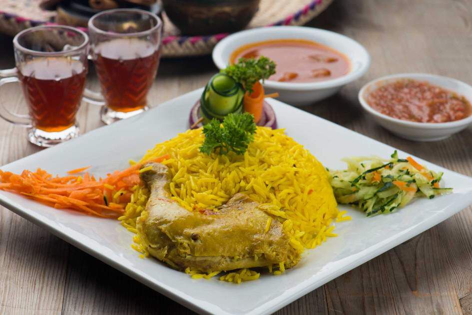 Food from a Dubai restaurant