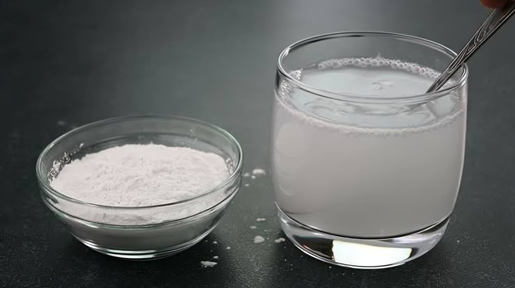 Baking soda and water