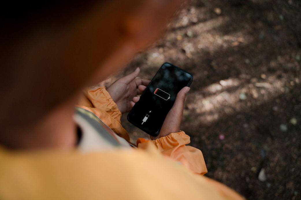 A power bank helps if the phone battery frequently drains