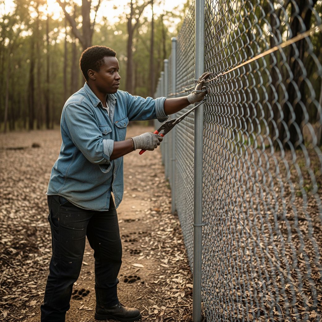 Install strong, well-maintained fences to keep wild animals out