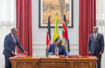 President William Ruto signs a bill into law at State House, Nairobi  on July 30, 2025