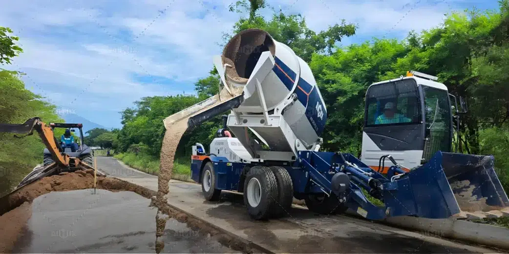 Concrete mixer, a Special Purpose Vehicle