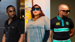 A collage of Juma Jux, Shilole and Billnass