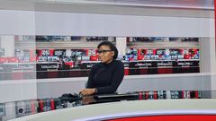File image of Mercy Juma Okande at the BBC studios
