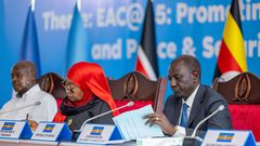 President William Ruto at the 24th Ordinary Summit of the EAC Heads of State on Saturday, November 30