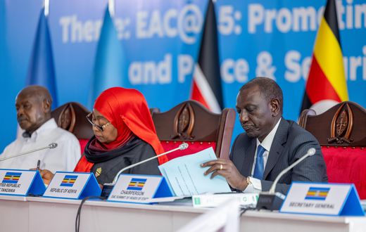 President William Ruto at the 24th Ordinary Summit of the EAC Heads of State on Saturday, November 30