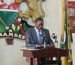 KRA Chairperson Ndiritu Muriithi making his inaugural speech