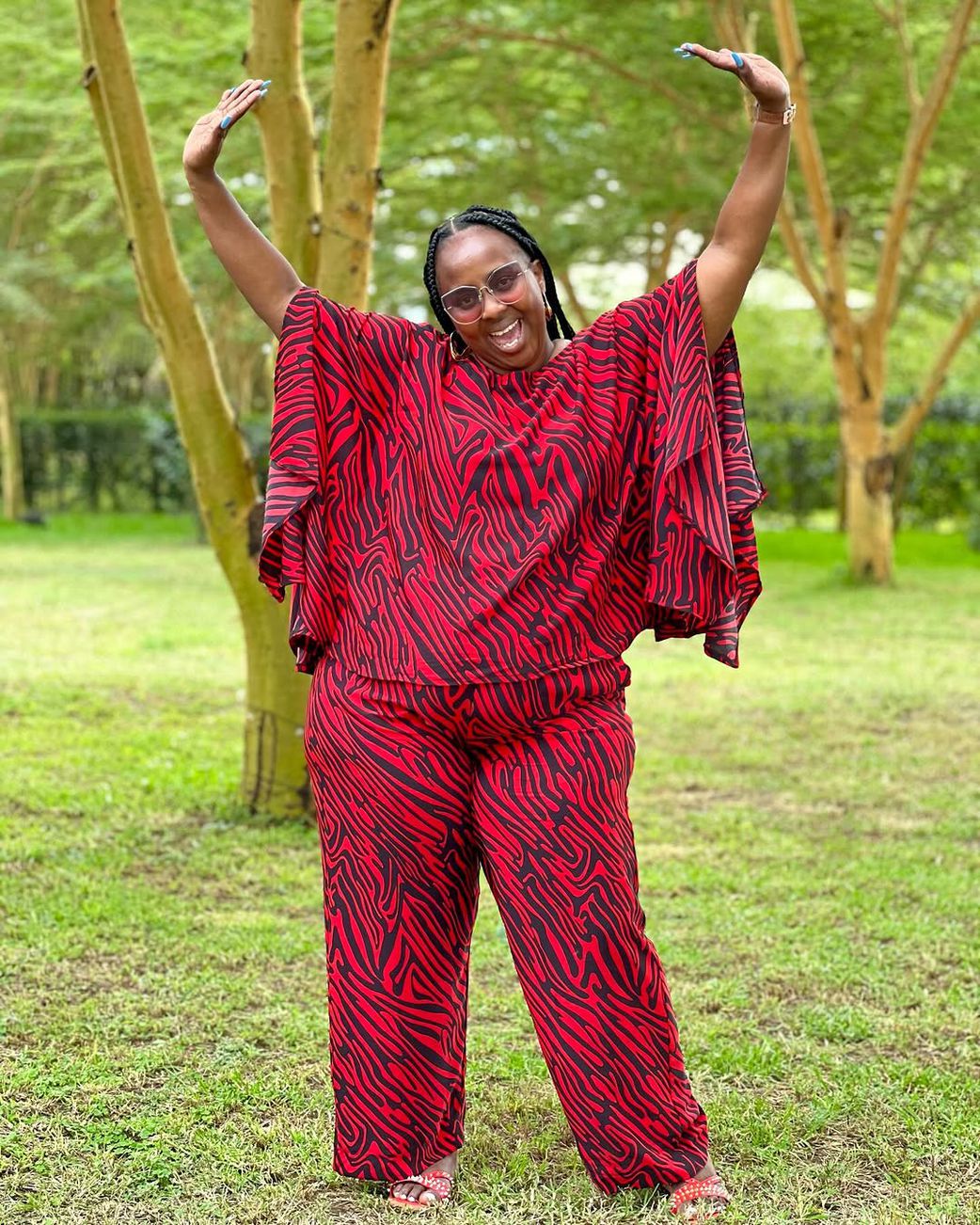 Mbona pesa yangu inakuuma? Milly Chebby slams 'haters' questioning her backyard decor
