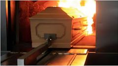 A cremation site