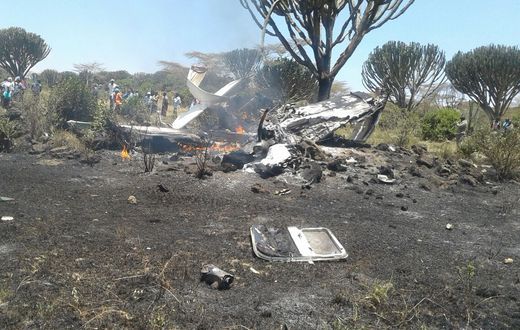 Two people have lost their lives after a light aircraft crashed at Kedong Ranch, Naivasha, on January 30, 2025