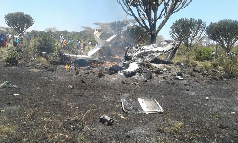 Two people have lost their lives after a light aircraft crashed at Kedong Ranch, Naivasha, on January 30, 2025