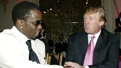 From the archives: Sean “P. Diddy” Combs with Donald Trump