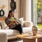 AI-generated image of a young person using their phone