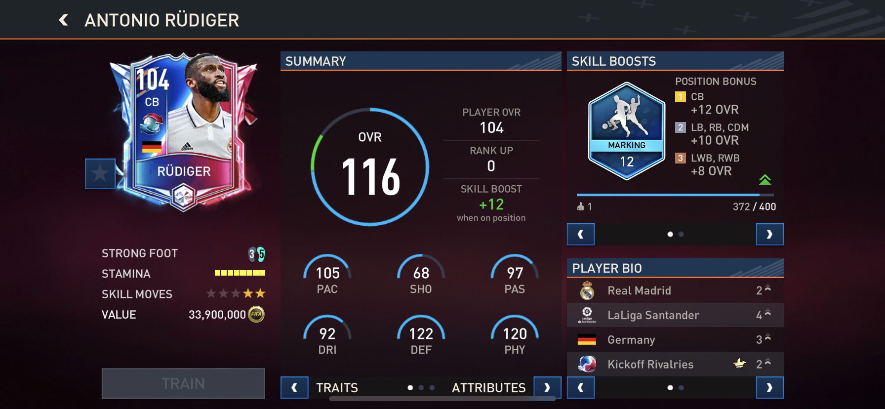 fifa mobile stats compare