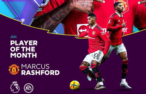 Marcus Rashford wins January player of the month - Pulse Sports