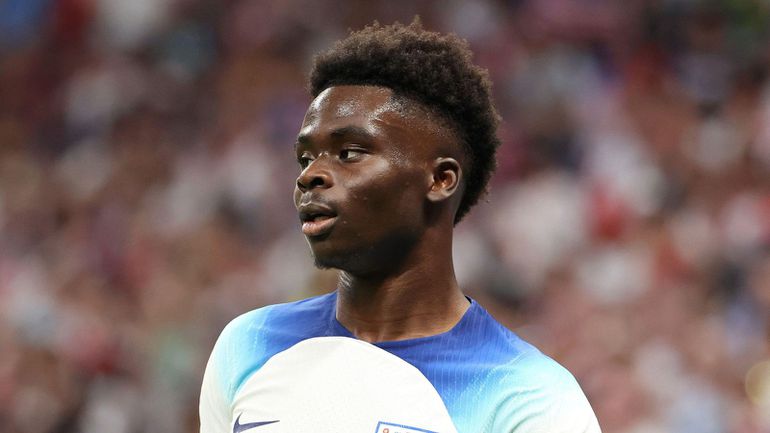 Bukayo Saka has been a key player for England at the world cup in Qatar