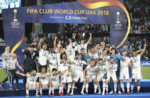 Real Madrid won the 2018 edition, their third win in a row, and their fourth in five years