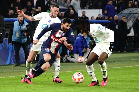 Messi in action for PSG