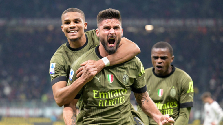 Giroud's strike helped AC Milan beat Torino