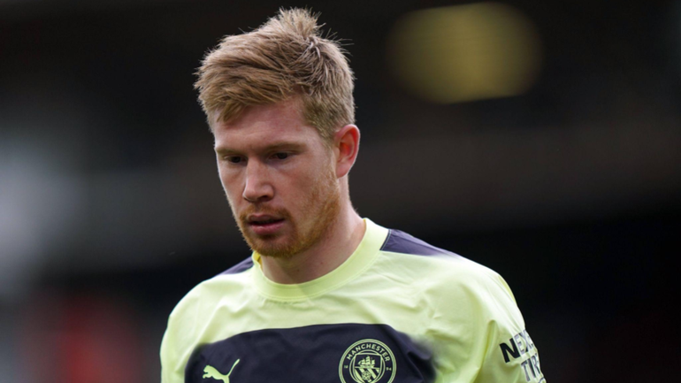 Kevin de Bruyne missing from City's squad