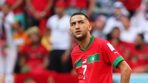 Morocco's Hakim Ziyech decided to leave the national team if Halilhodzic remained manager