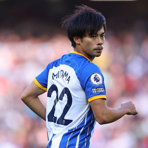 Brighton star man Kaoru Mitoma will pose a threat to Liverpool