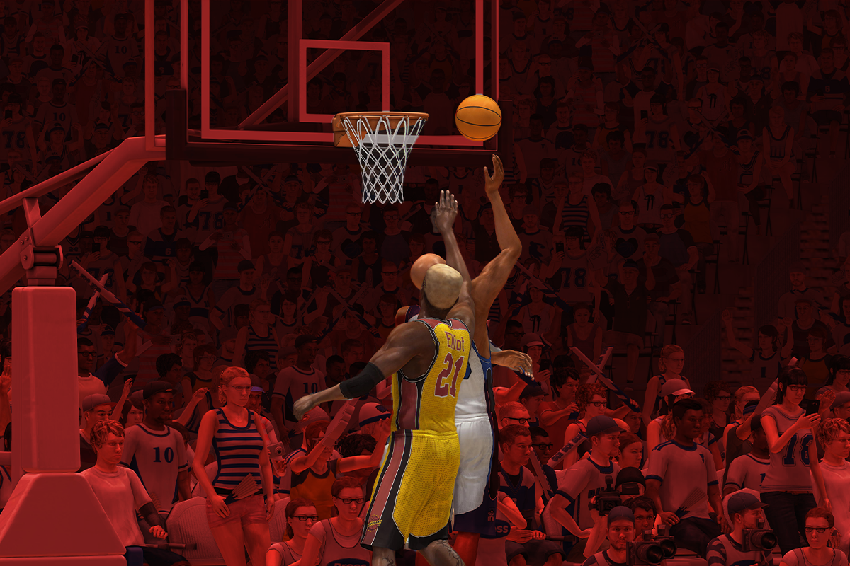 Неочакваният чар на виртуалния баскетбол